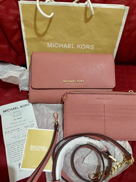 michael kors orange sling bag